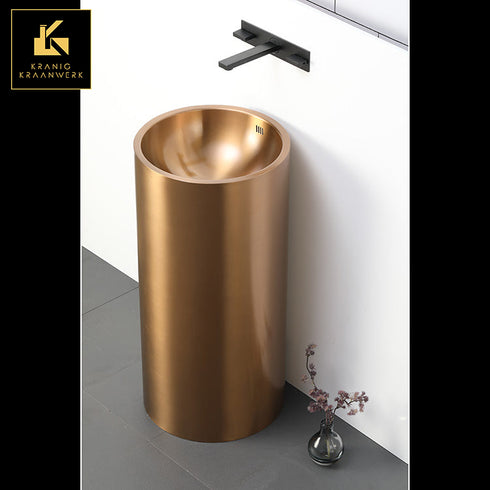 Badkamer | Waszuil | Staande wasbak | Vrijstaande fontein | De verzuiling