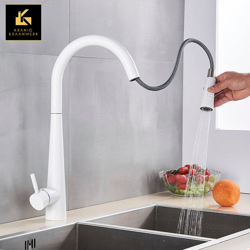 Keukenkraan met Sensor | Uittrek slang | Hanzanette