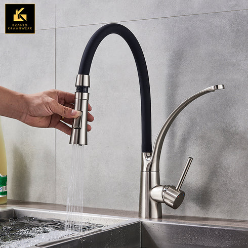 High-end | Design | Keukenkraan met Flexibele slang | Paris | Minimalisme